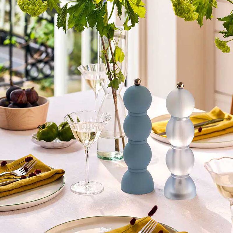 Addison Ross Salt & Pepper Mill 23cm Scandi Chambray Blue image number 1